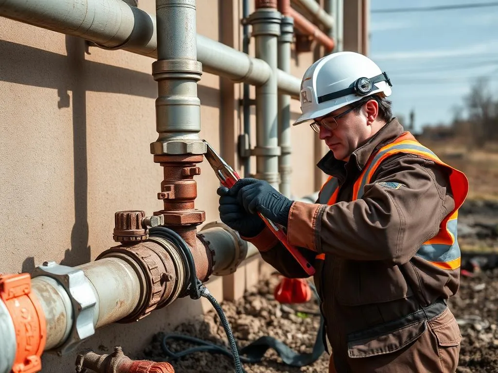 Gas leak emergency response